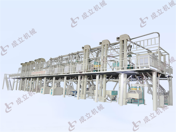 自動化日產20噸面粉加工設備生產產線的基礎操作